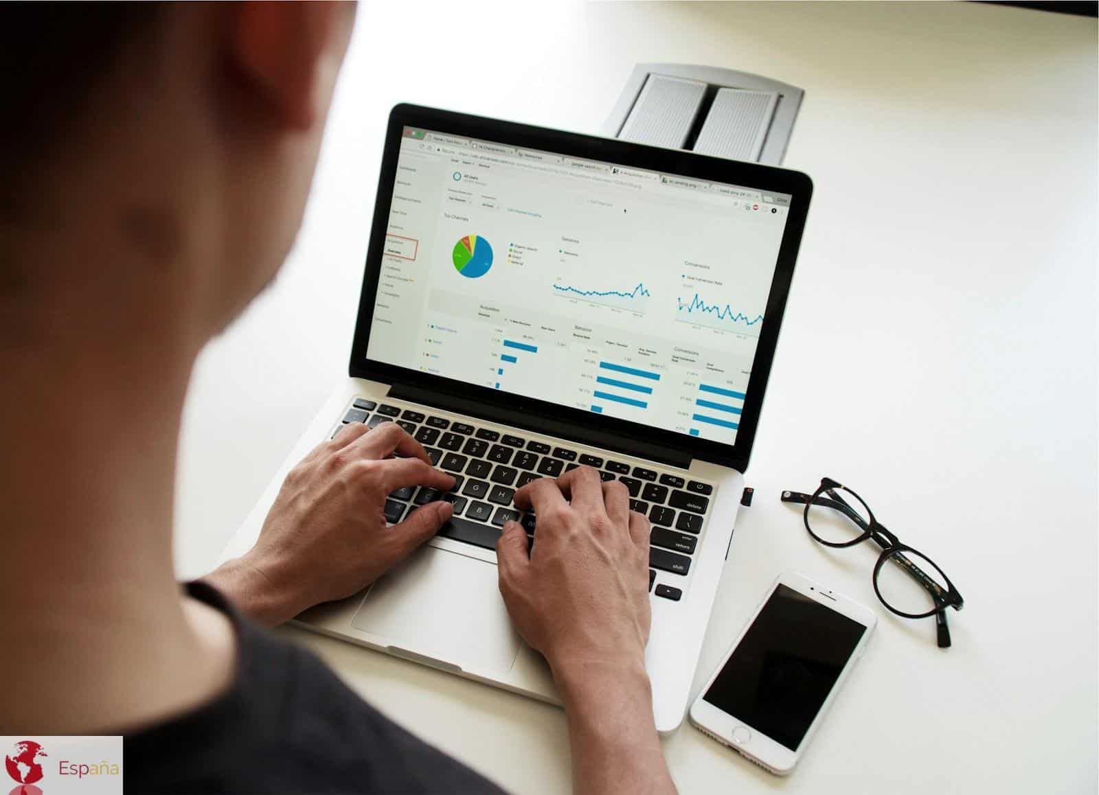 person using MacBook Pro
