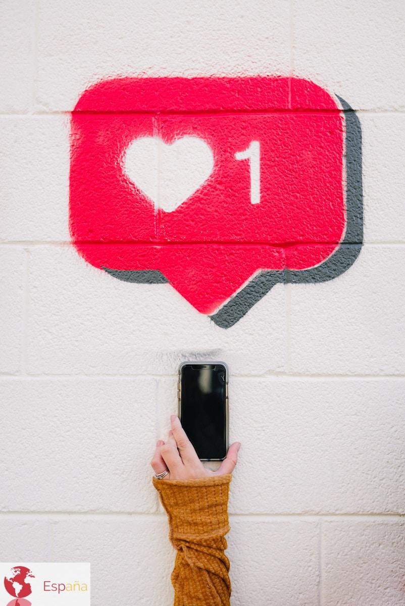 red and white love wall decor
