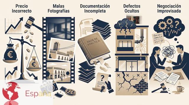 Errores frecuentes durante la venta de un local comercial